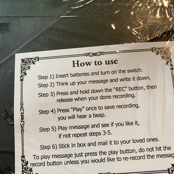 NWT Oak Street Message Board Voice Recordable 6” x 8” - Picture 5 of 5